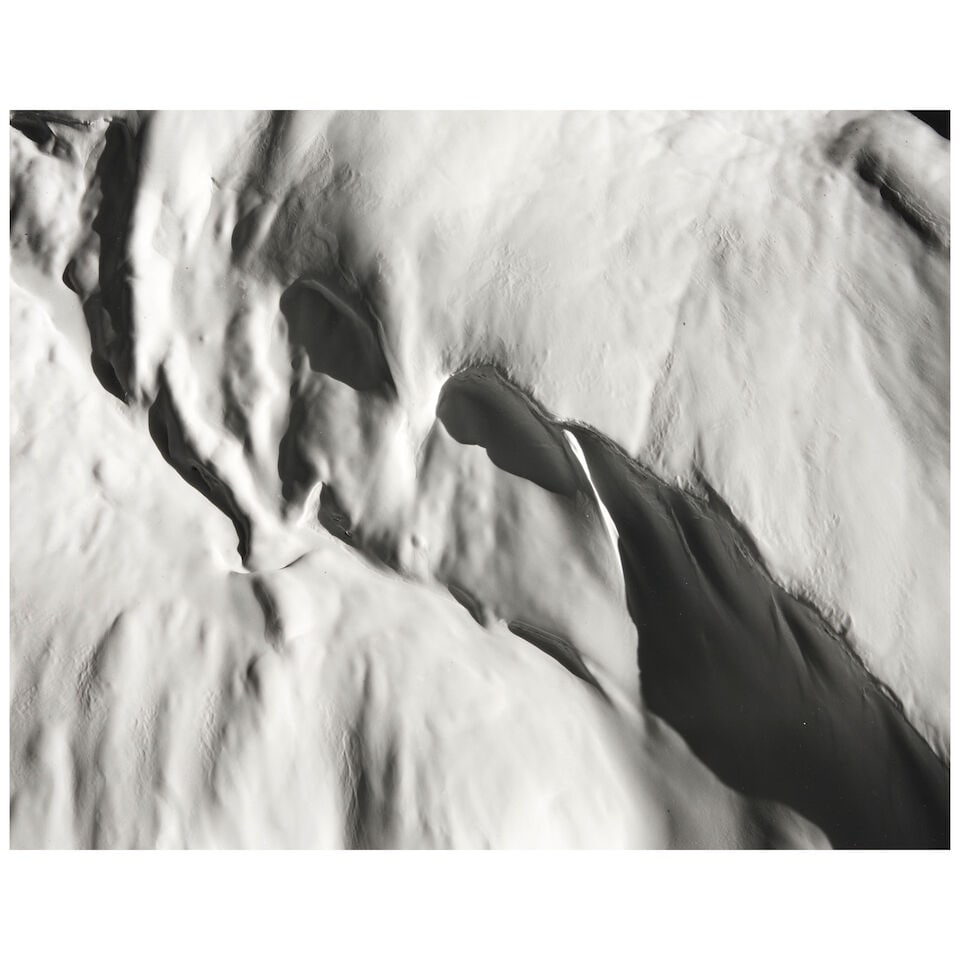 Bradford Washburn (1910-2007); Ruth Glacier Crevasses, Alaska; (1 of 3)