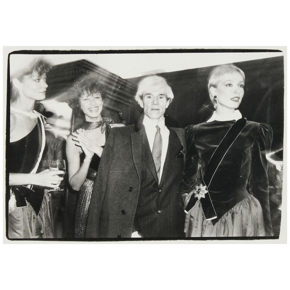Andy Warhol (1928-1987); Andy with Party Guests; (1 of 4)