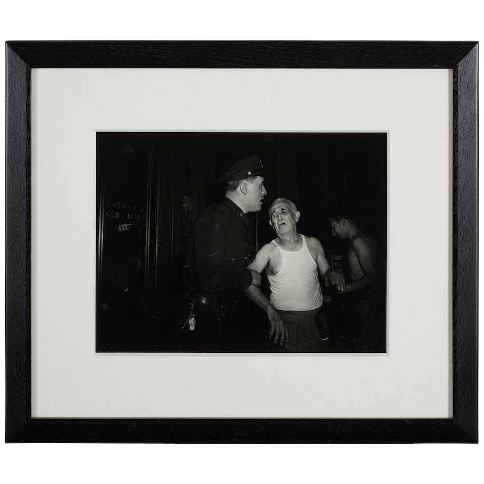 Weegee (Arthur Fellig) (1899-1968); Landlord Crying Over the Loss of His Tobacco Shop in Fire, N... - 2