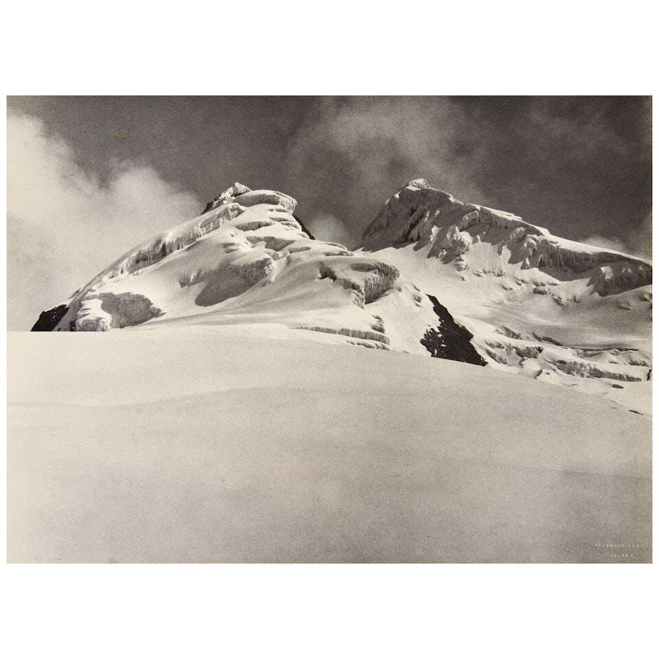 Vittorio Sella (1859-1943); Ruwenzori, Alexandra and Margherita Peaks, from Stanley Glacier; (1 of 1)