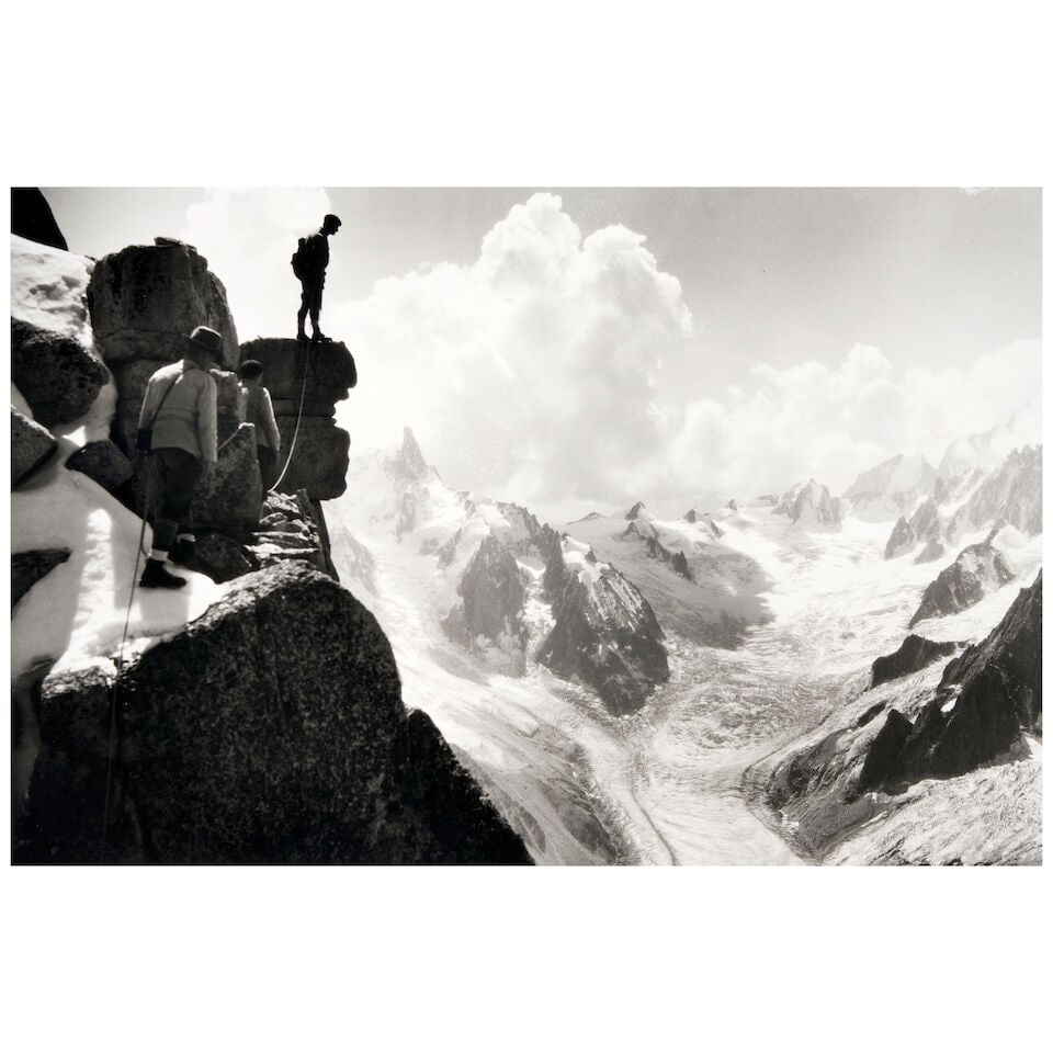Bradford Washburn (1910-2007); The Mer de Glace from the Aiguille du Dru; (1 of 3)