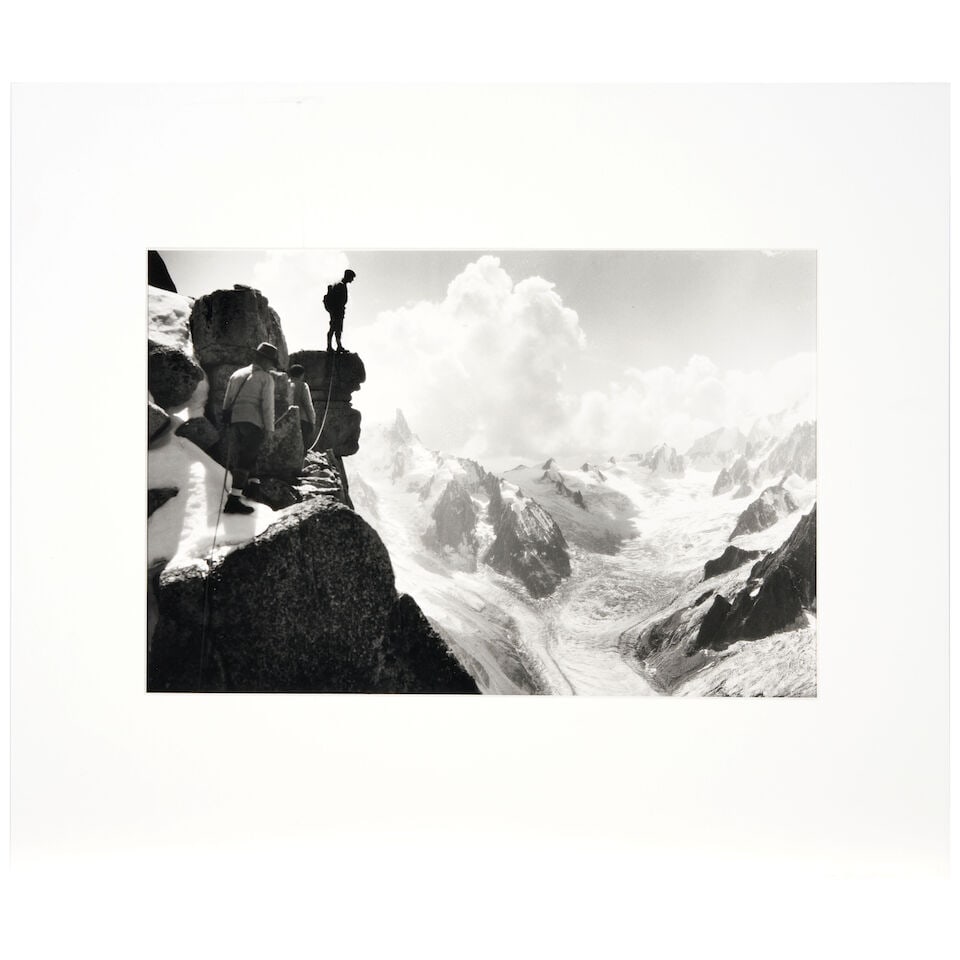 Bradford Washburn (1910-2007); The Mer de Glace from the Aiguille du Dru; - 3