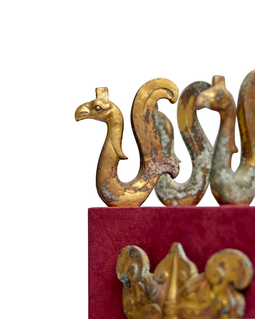 A GROUP OF GILT BRONZE ARTIFACTS Han Dynasty (5) - 2