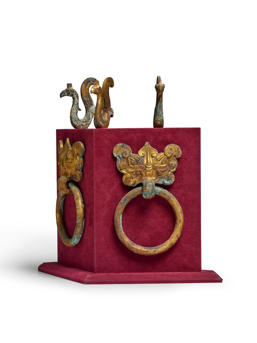 A GROUP OF GILT BRONZE ARTIFACTS Han Dynasty (5) - 3