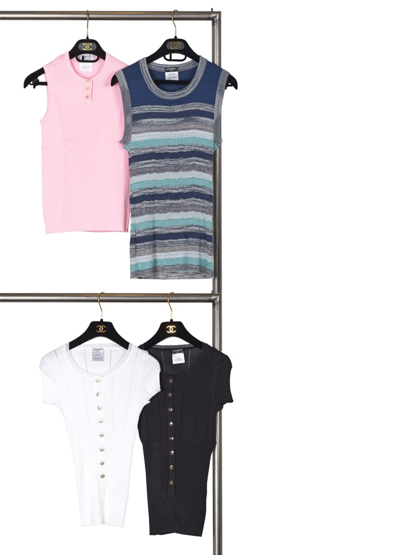 Chanel, collection Prêt à Porter, Printemps/Eté 1997 et 2008. Quatre débarde... (1 of 1)