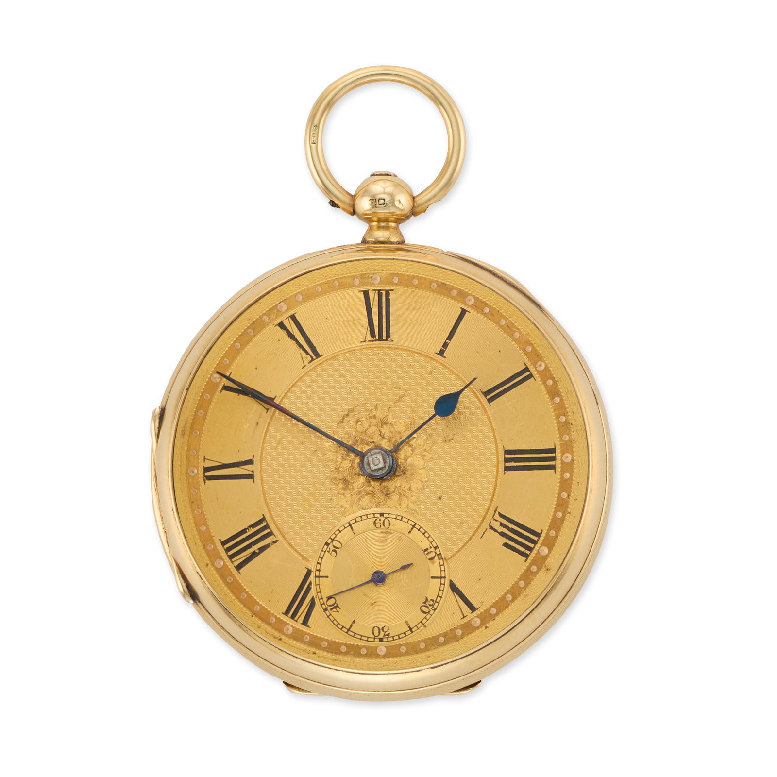 Rudelsheim, Wolverhampton. An 18K gold key wind open face pocket watch Chester Hallmark for 1830: Rudelsheim, Wolverhampton. An 18K gold key wind open face pocket watch Date: Chester Hallmark for 1830 Movement: Gilt full plate English lever, cut and compensated bi-metallic balance, No.2653 65404 D
