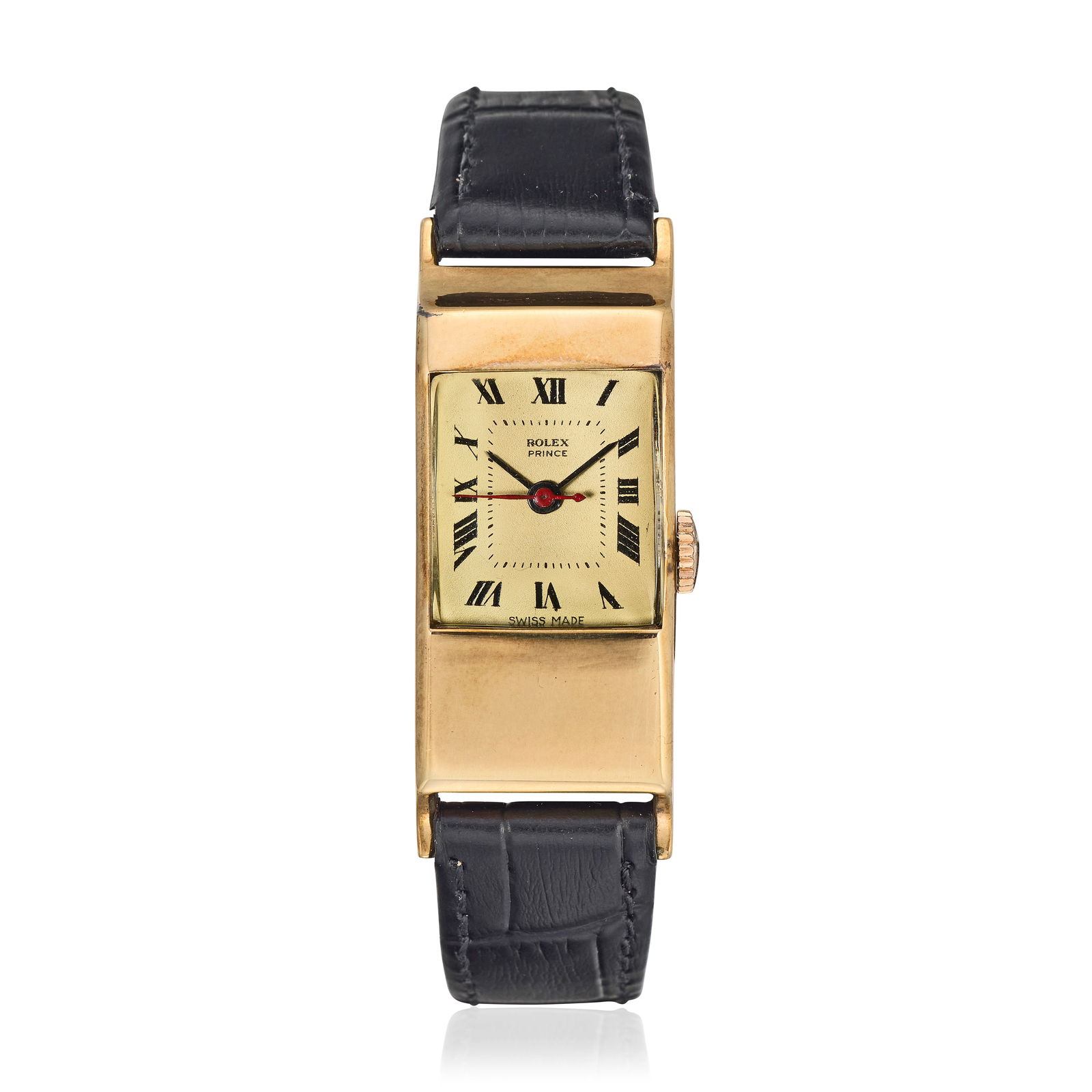 Rolex. A 9K gold manual wind drivers watch Prince Aerodynamic, Ref: 3361, Circa 1940 (1 of 1)