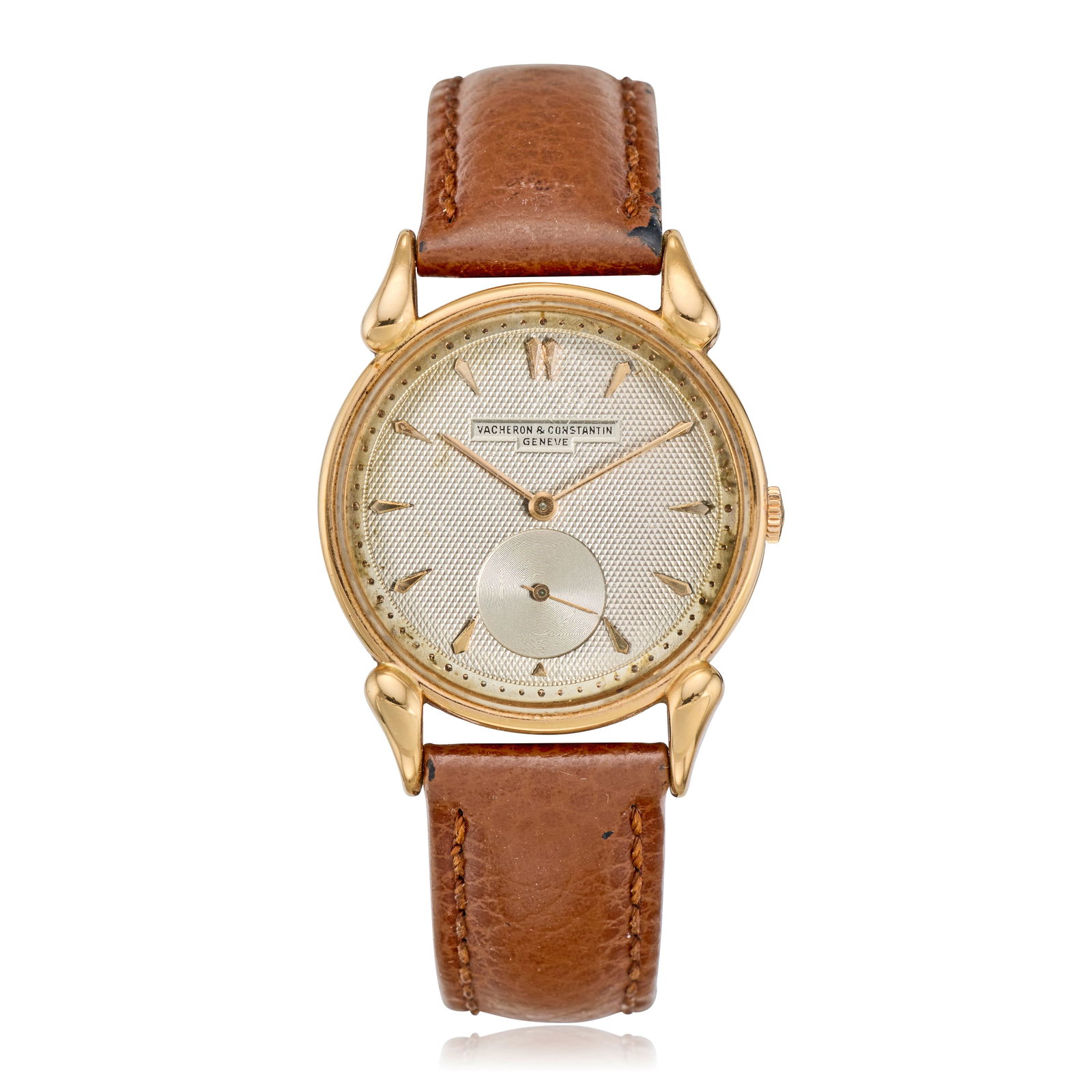 Vacheron & Constantin. An 18K rose gold manual wind wristwatch with teardrop lugs formerly the p... (1 of 1)