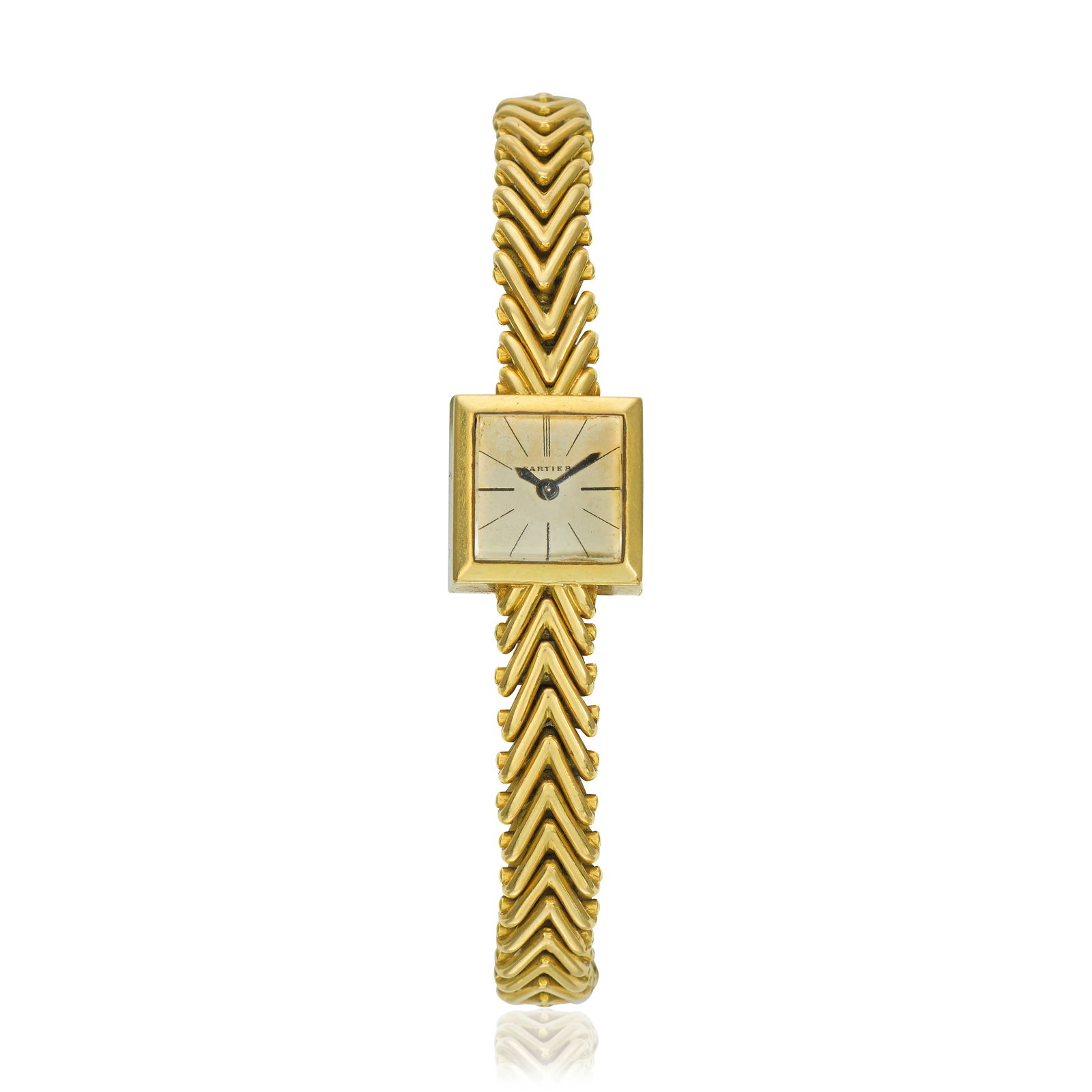 Cartier. A lady's 18K gold manual wind bracelet watch Circa 1940 (1 of 1)