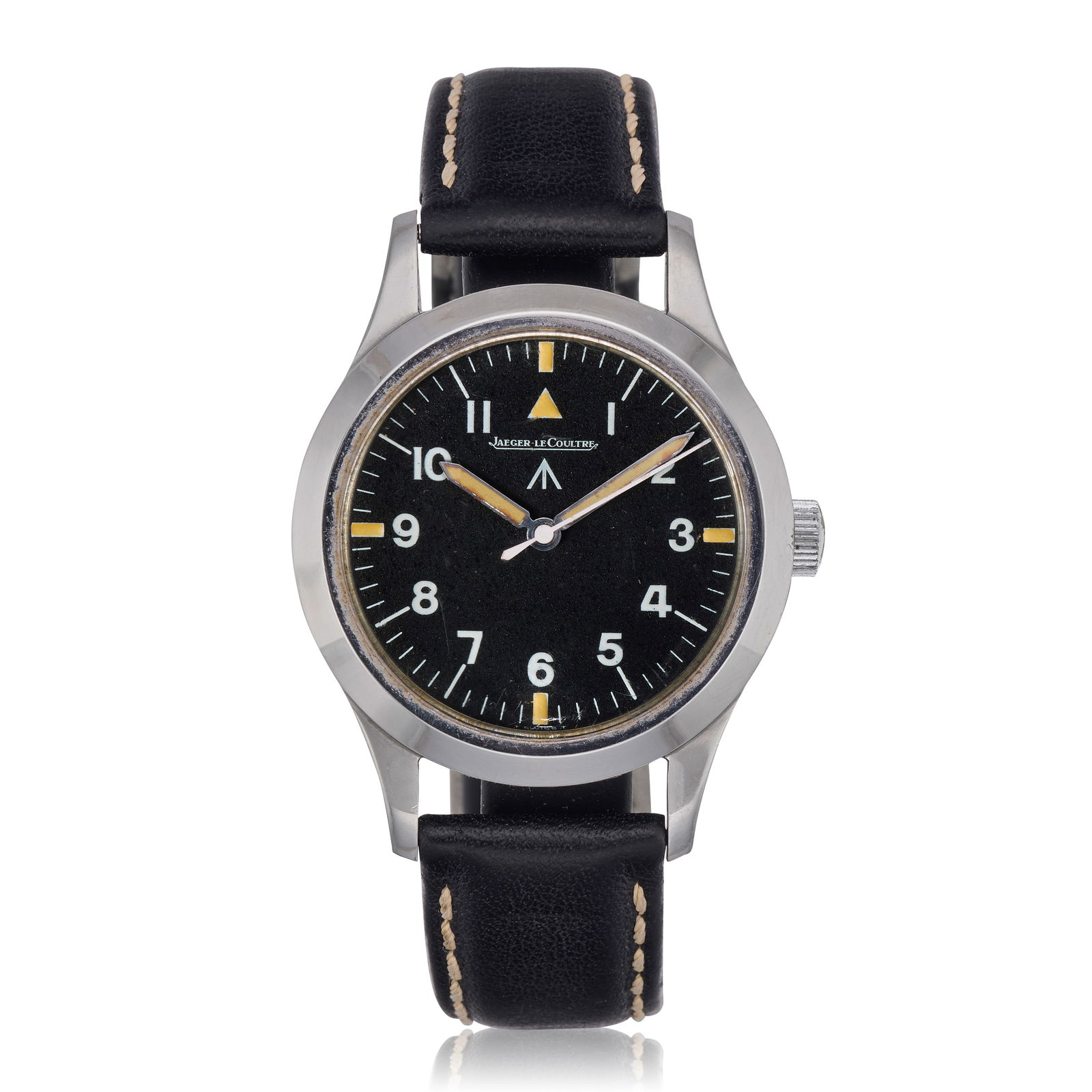 Jaeger-LeCoultre. A stainless steel manual wind military issue wristwatch Circa 1950 (1 of 1)