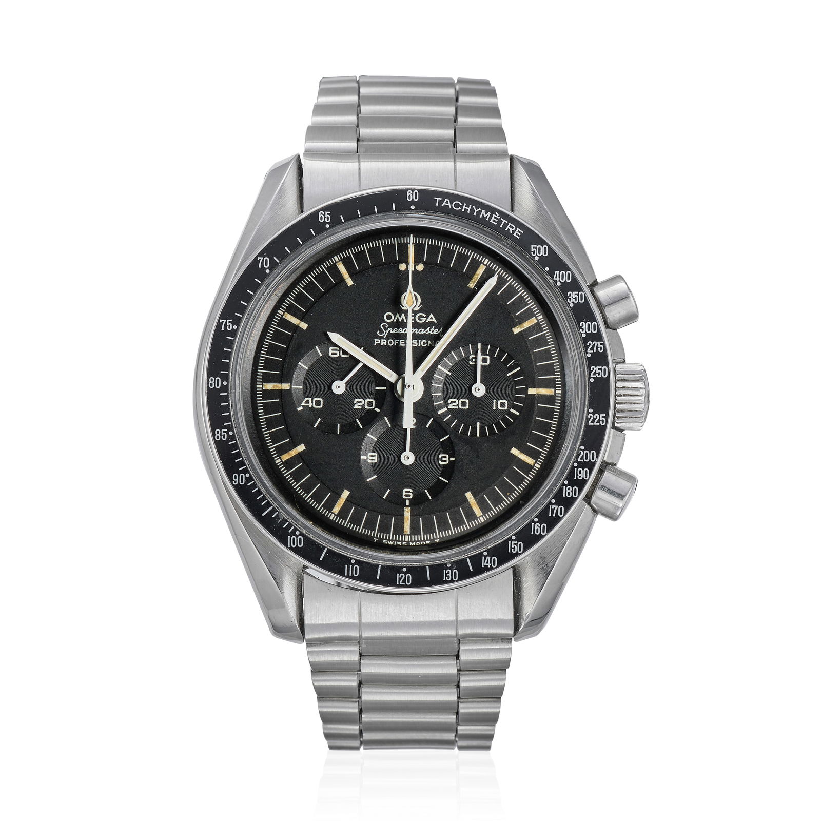 Omega. A stainless steel manual wind chronograph bracelet watch Speedmaster Professional, Ref: ... (1 of 1)