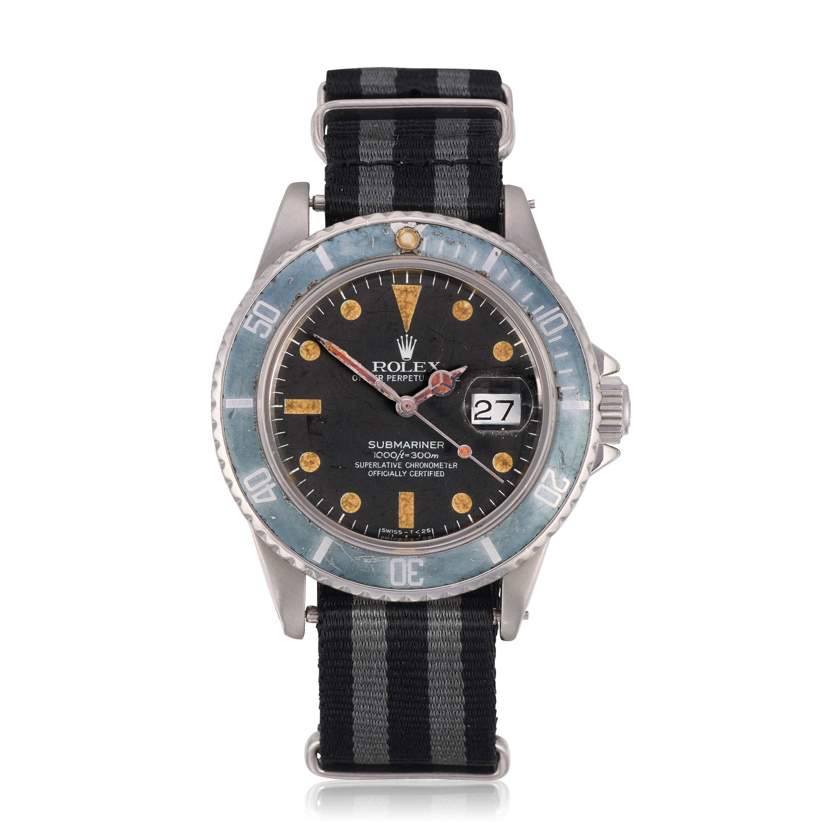 Rolex. A stainless steel automatic calendar wristwatch Submariner, Ref: 16800, Circa 1984 (1 of 1)