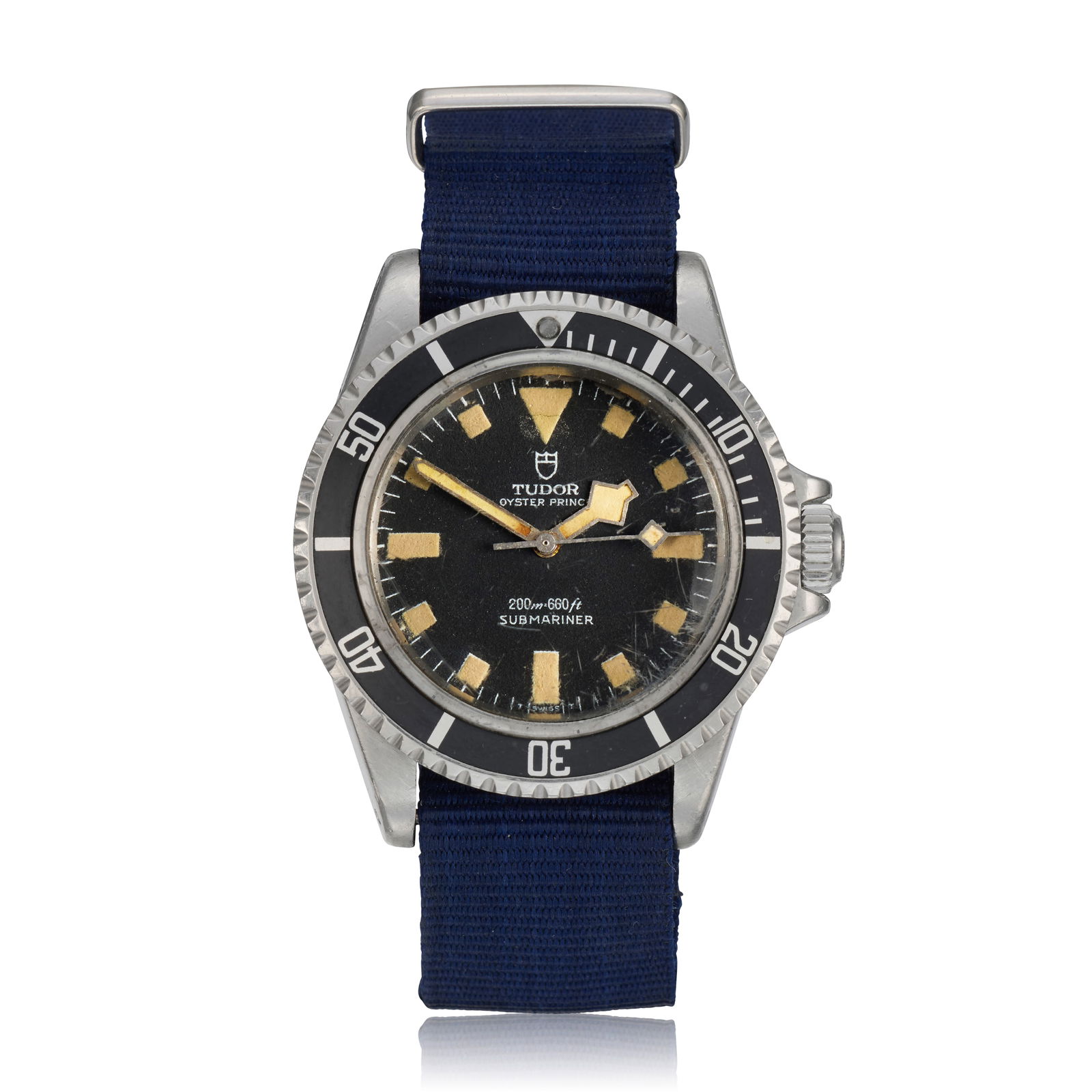 Tudor. A stainless steel automatic wristwatch formerly the property of a professional diver Oys... (1 of 1)
