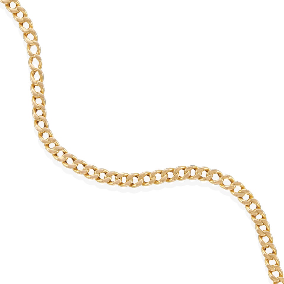 18K CURB LINK BRACELET - 2