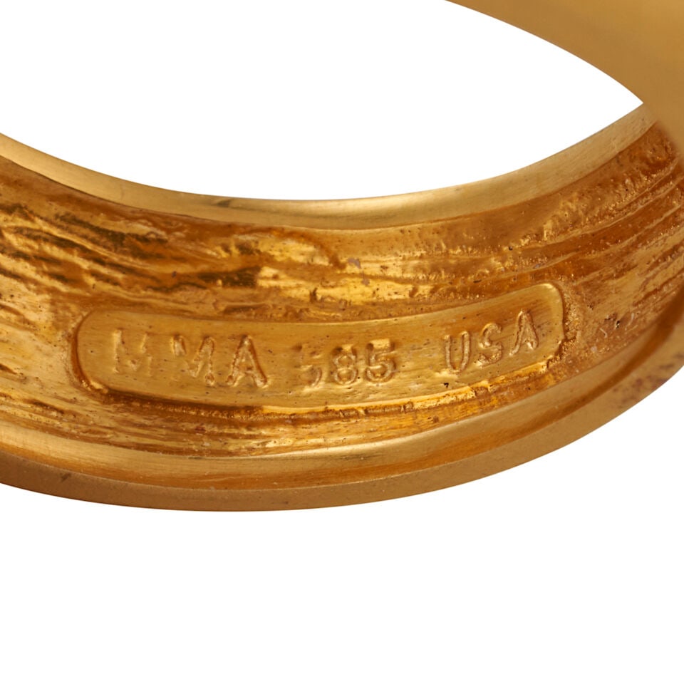 METROPOLITAN MUSEUM OF ART: 14K GOLD HERCULES KNOT RING - 3