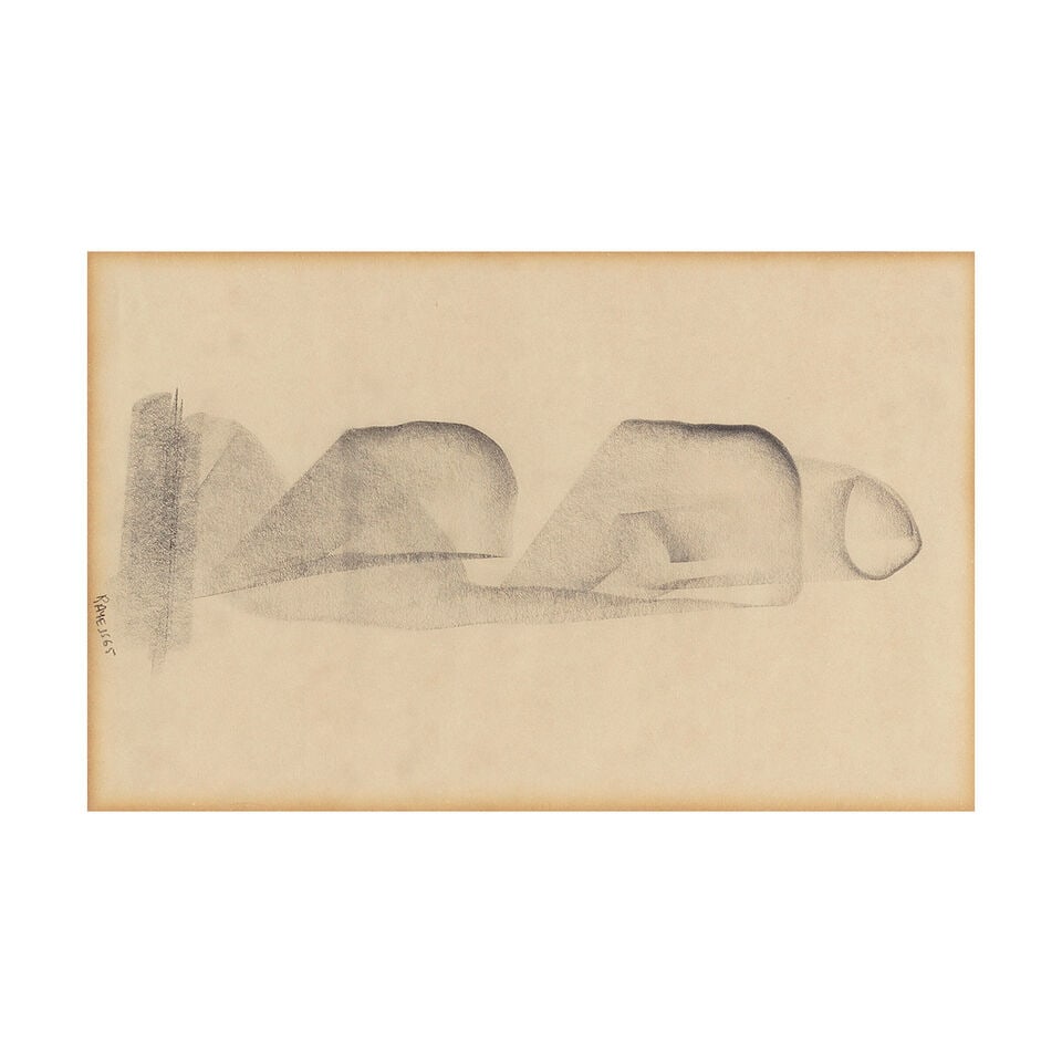 Aref Al Rayess (Lebanon, 1928-2005) Three Desert Studies - 4