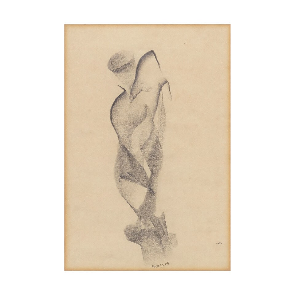 Aref Al Rayess (Lebanon, 1928-2005) Three Desert Studies - 7