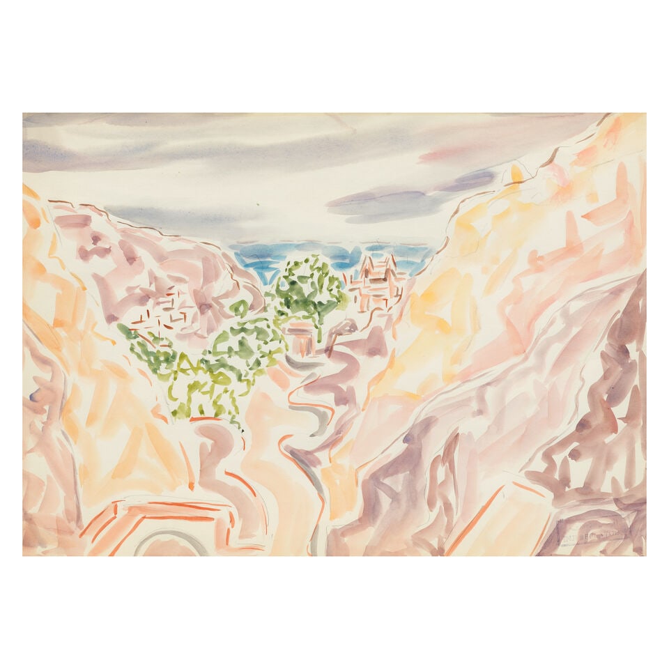 Inji Efflatoun (Egypt, 1924-1989) Siwa Oasis II (1 of 3)