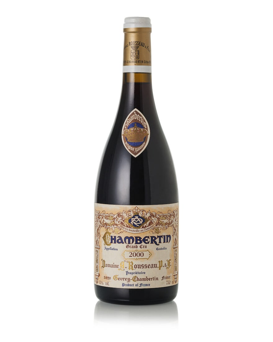 Domaine Armand Rousseau Chambertin, 2000 (1x 750ml): Domaine Armand Rousseau Chambertin, 2000 (1x 750ml) Region: Burgundy Fill Level: 1cm Label: slightly scuffed For further information on this lot please visit Bonhams.com For further information