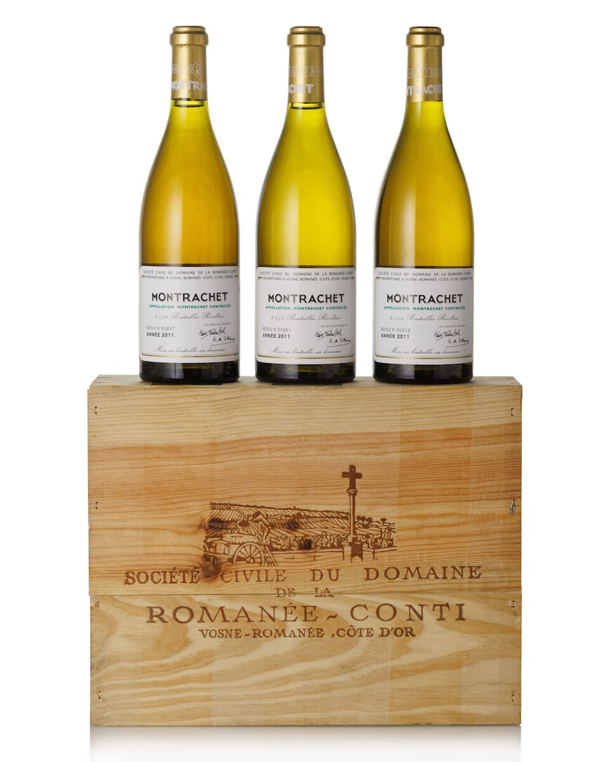 Domaine de la Romanée-Conti Montrachet, 2011 (3x 750ml): Domaine de la Romanée-Conti Montrachet, 2011 (3x 750ml) Region: Burgundy Packaging: owc For further information on this lot please visit Bonhams.com For further information about this lot please