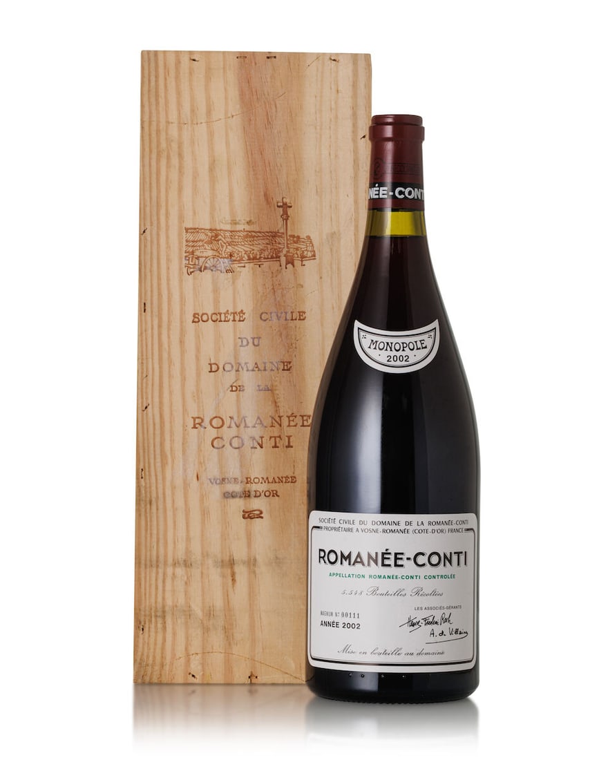 Domaine de la Romanée-Conti Romanée Conti, 2002 (1x Magnum): Domaine de la Romanée-Conti Romanée Conti, 2002 (1x Magnum) Region: Burgundy Packaging: owc For further information on this lot please visit Bonhams.com For further information about this lo