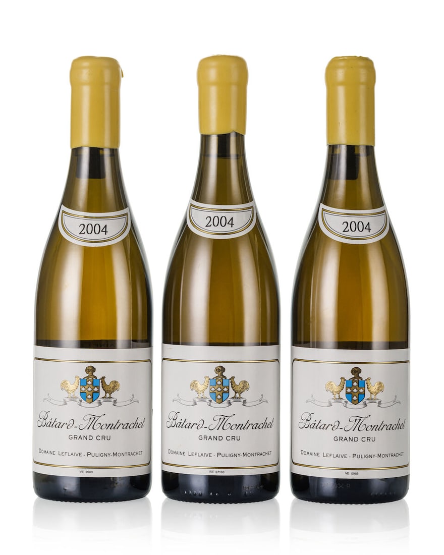 Domaine Leflaive Bâtard Montrachet, 2004 (3x 750ml): Domaine Leflaive Bâtard Montrachet, 2004 (3x 750ml) Region: Burgundy Miscellaneous: 3x late release with prooftag For further information on this lot please visit Bonhams.com For further informat