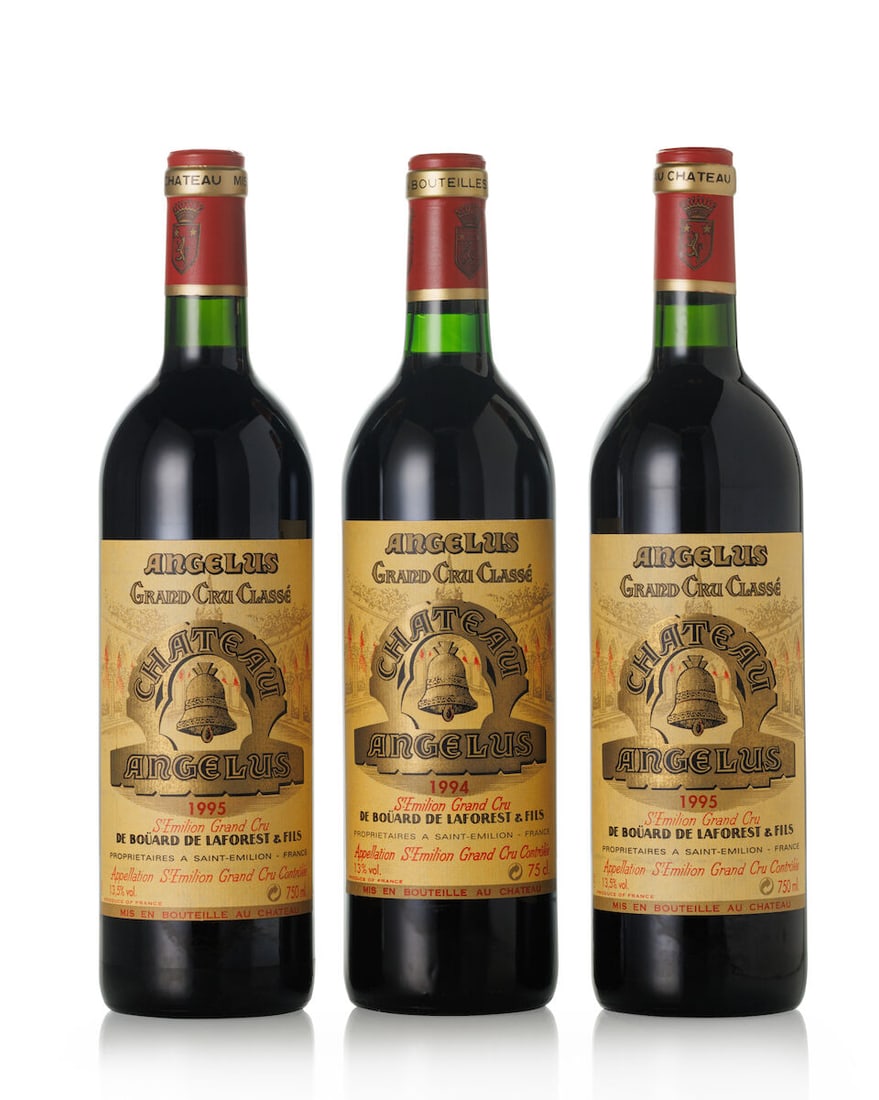 Château Angélus, 1995 (2x 750ml) Château Angélus, 1994 (1x 750ml) (1 of 1)