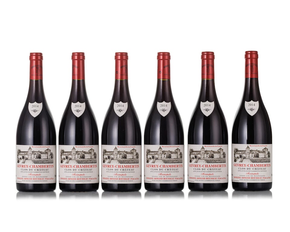 Domaine Armand Rousseau Gevrey Chambertin Clos du Château, 2014 (6x 750ml): Domaine Armand Rousseau Gevrey Chambertin Clos du Château, 2014 (6x 750ml) Region: Burgundy Packaging: oc For further information on this lot please visit Bonhams.com For further information abou