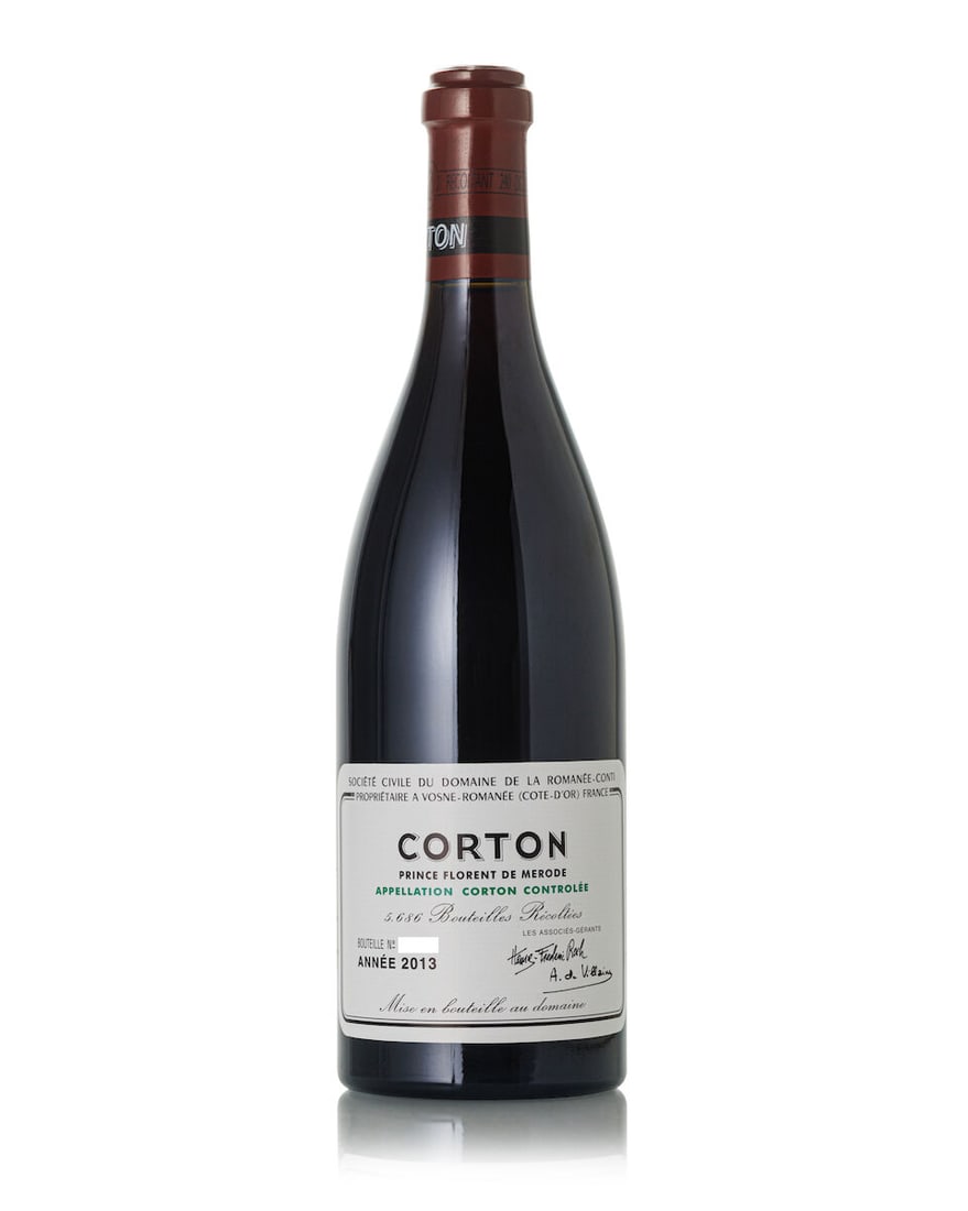 Domaine de la Romanée-Conti Corton, 2013 (1x 750ml): Domaine de la Romanée-Conti Corton, 2013 (1x 750ml) Region: Burgundy For further information on this lot please visit Bonhams.com For further information about this lot please