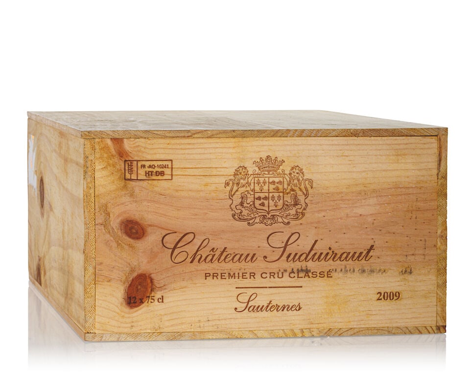 Château Suduiraut, 2009 (12x 750ml): Château Suduiraut, 2009 (12x 750ml) Region: Sauternes Packaging: owc For further information on this lot please visit Bonhams.com For further information about this lot please