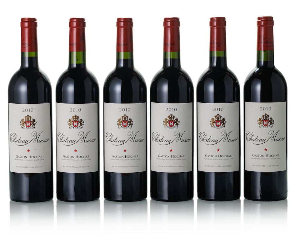 Château Musar Red, 2010 (6x 750ml): Château Musar Red, 2010 (6x 750ml) Region: Lebannon Packaging: oc Lot to be sold without reserve. For further information on this lot please visit Bonhams.com For further information about this l