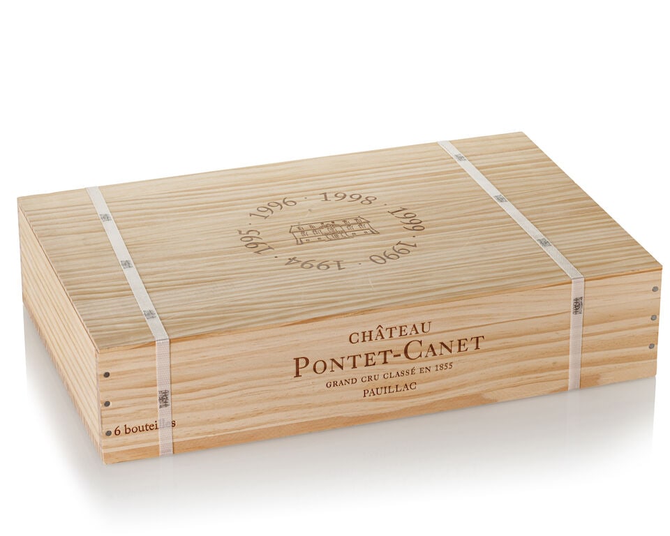 Château Pontet Canet Vertical Assortment Case - 90,94,95,96,98,99 (6x 750ml): Château Pontet Canet Vertical Assortment Case - 90,94,95,96,98,99 (6x 750ml) Region: Bordeaux Packaging: owc, banded Miscellaneous: includes one each - 1990, 1994, 1995, 1996, 1998, and 1999 For