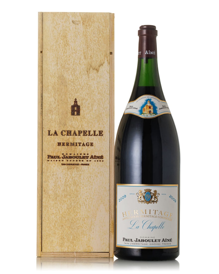 Paul Jaboulet Aîné Hermitage La Chapelle, 2009 (1x 3L): Paul Jaboulet Aîné Hermitage La Chapelle, 2009 (1x 3L) Region: Rhône Fill Level: 6cm Packaging: owc For further information on this lot please visit Bonhams.com For further information