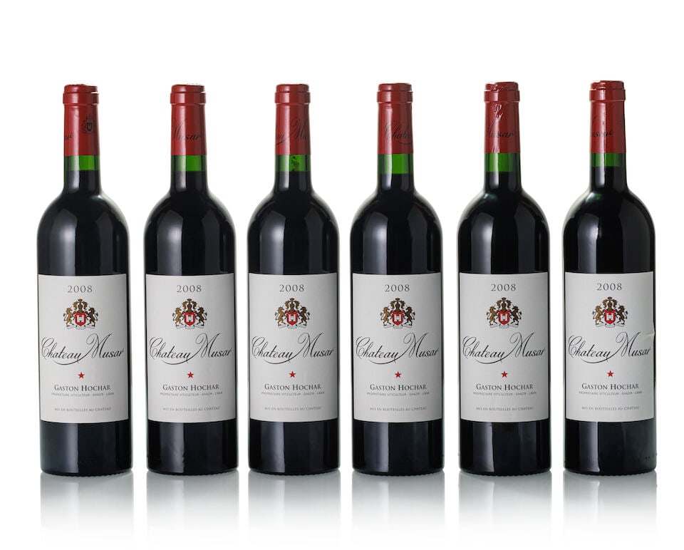 Château Musar Red, 2008 (6x 750ml): Château Musar Red, 2008 (6x 750ml) Region: Lebannon Packaging: oc Lot to be sold without reserve. For further information on this lot please visit Bonhams.com For further information about this l
