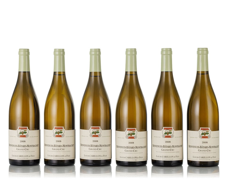 Domaine Louis Carillon Bienvenues Bâtard Montrachet, 2008 (12x 750ml): Domaine Louis Carillon Bienvenues Bâtard Montrachet, 2008 (12x 750ml) Region: Burgundy Label: 6x slightly scuffed Packaging: oc For further information on this lot please visit Bonhams.com For fu