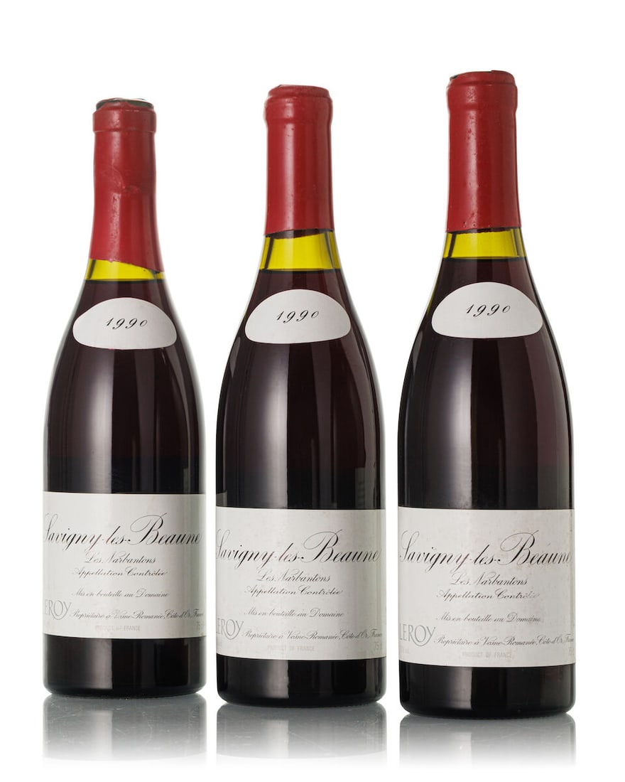 Domaine Leroy Savigny-lès-Beaune Les Narbantons, 1990 (3x 750ml) (1 of 2)