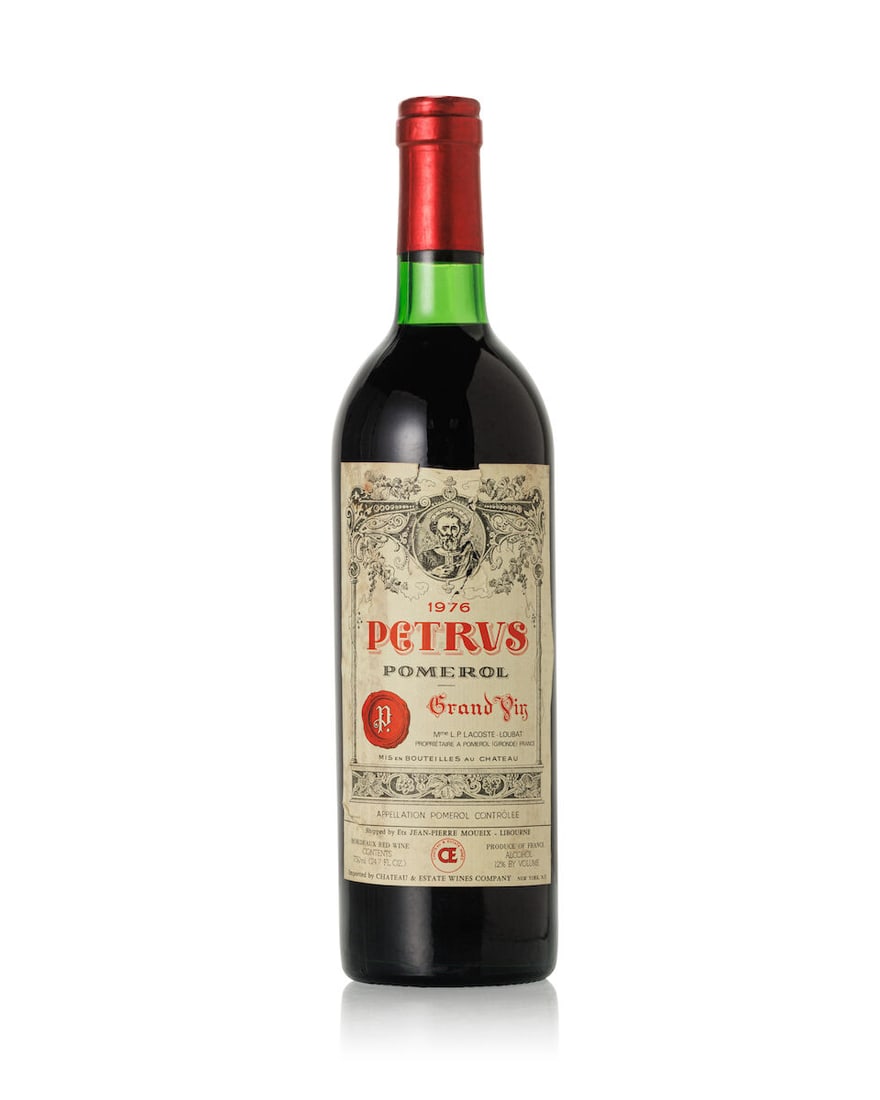 Pétrus, 1976 (1x 750ml): Pétrus, 1976 (1x 750ml) Region: Bordeaux Fill Level: base neck Cork: torn and damp-stained For further information on this lot please visit Bonhams.com For further information about this lot plea
