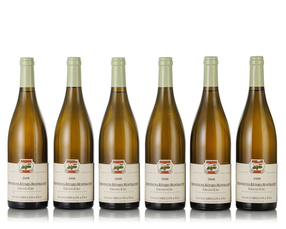 Domaine Louis Carillon Bienvenues Bâtard Montrachet, 2008 (12x 750ml): Domaine Louis Carillon Bienvenues Bâtard Montrachet, 2008 (12x 750ml) Region: Burgundy Label: 3x slightly scuffed Packaging: oc For further information on this lot please visit Bonhams.com For fu