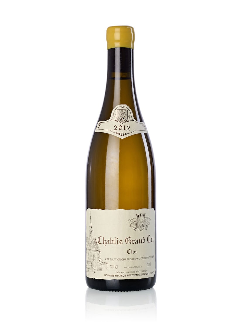 Domaine François Raveneau Chablis Les Clos, 2012 (1x 750ml): Domaine François Raveneau Chablis Les Clos, 2012 (1x 750ml) Region: Burgundy For further information on this lot please visit Bonhams.com For further information about this lot please