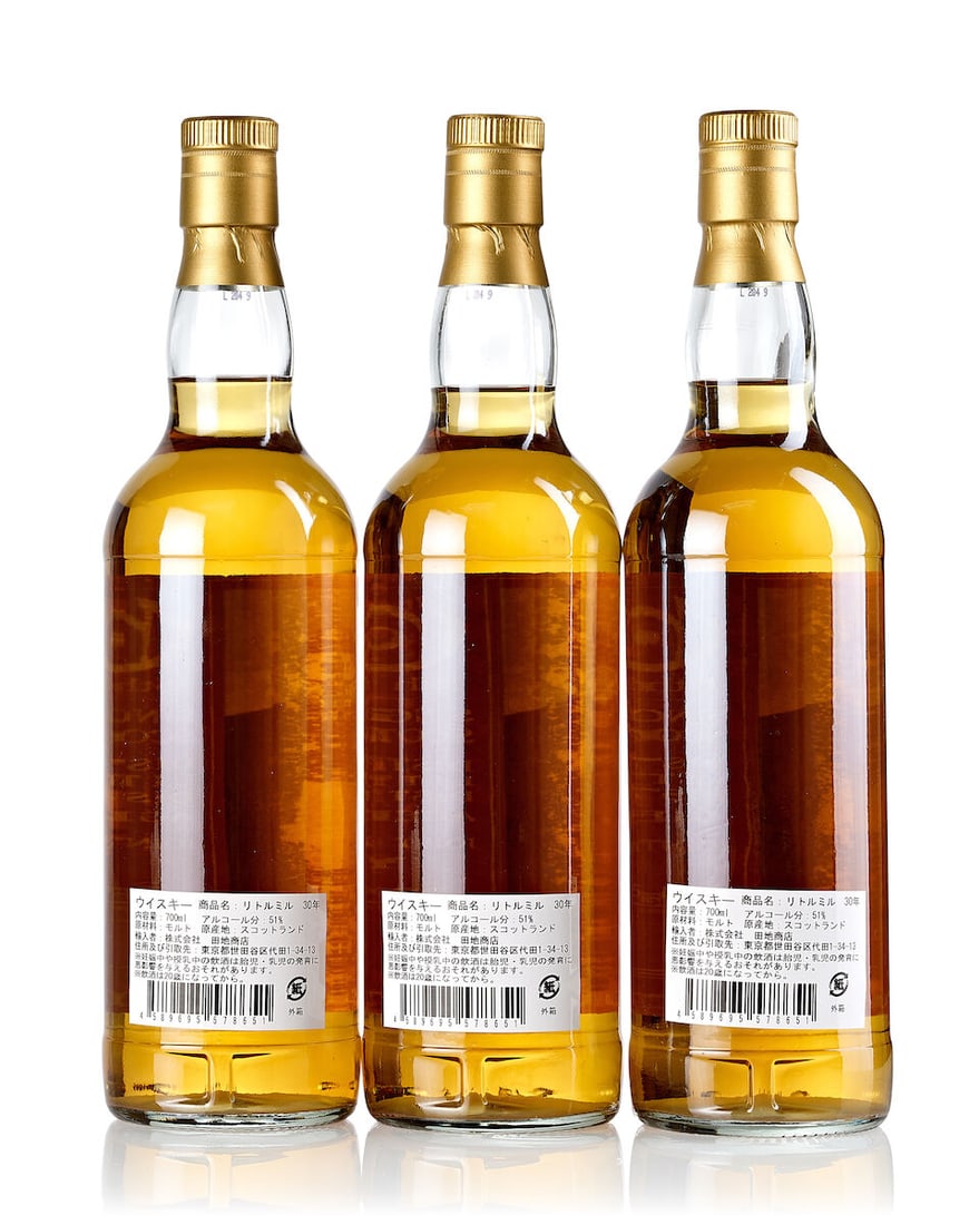 Littlemill Aqua Vitae 30 Year Old (3x 700ml) - 2