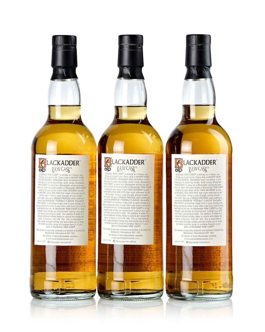 Dailuaine Blackadder Raw Cask 21 Year Old, 1996 (3x 700ml) - 2
