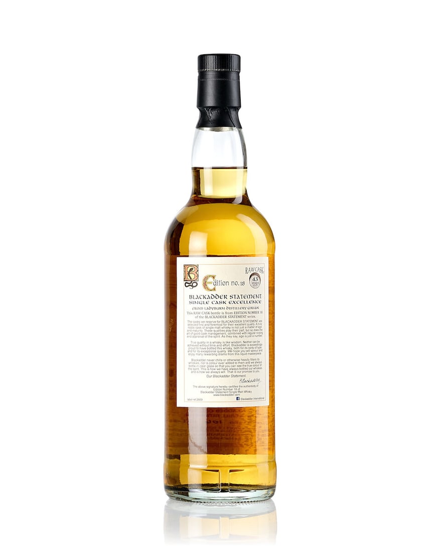 Ladyburn Blackadder Raw Cask 43 Year Old, 1973 (1x 700ml) - 2