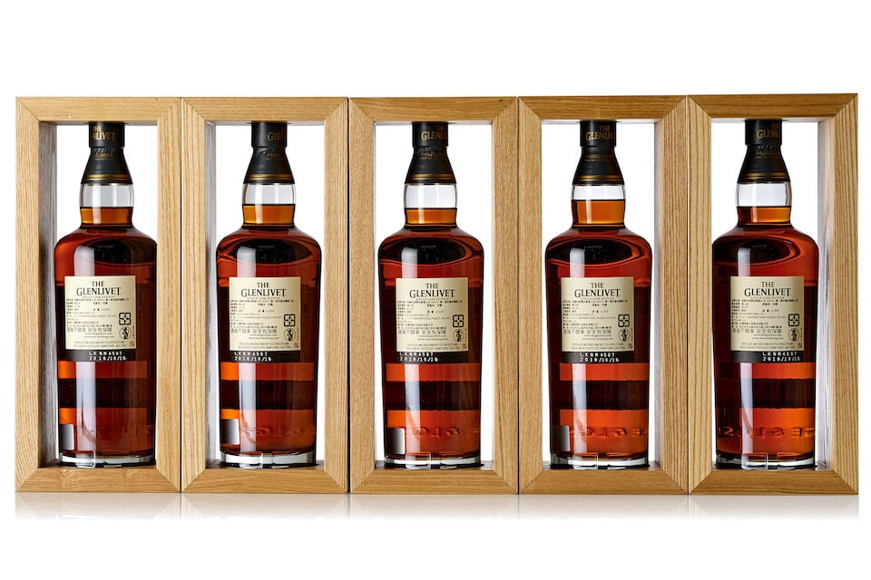 Glenlivet 22 Year Old Sherry Butt #825 (5x 700ml) - 2