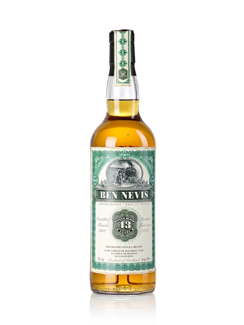 Ben Nevis 43 Year Old Cask #21067, 1970 (1x 700ml) - 2