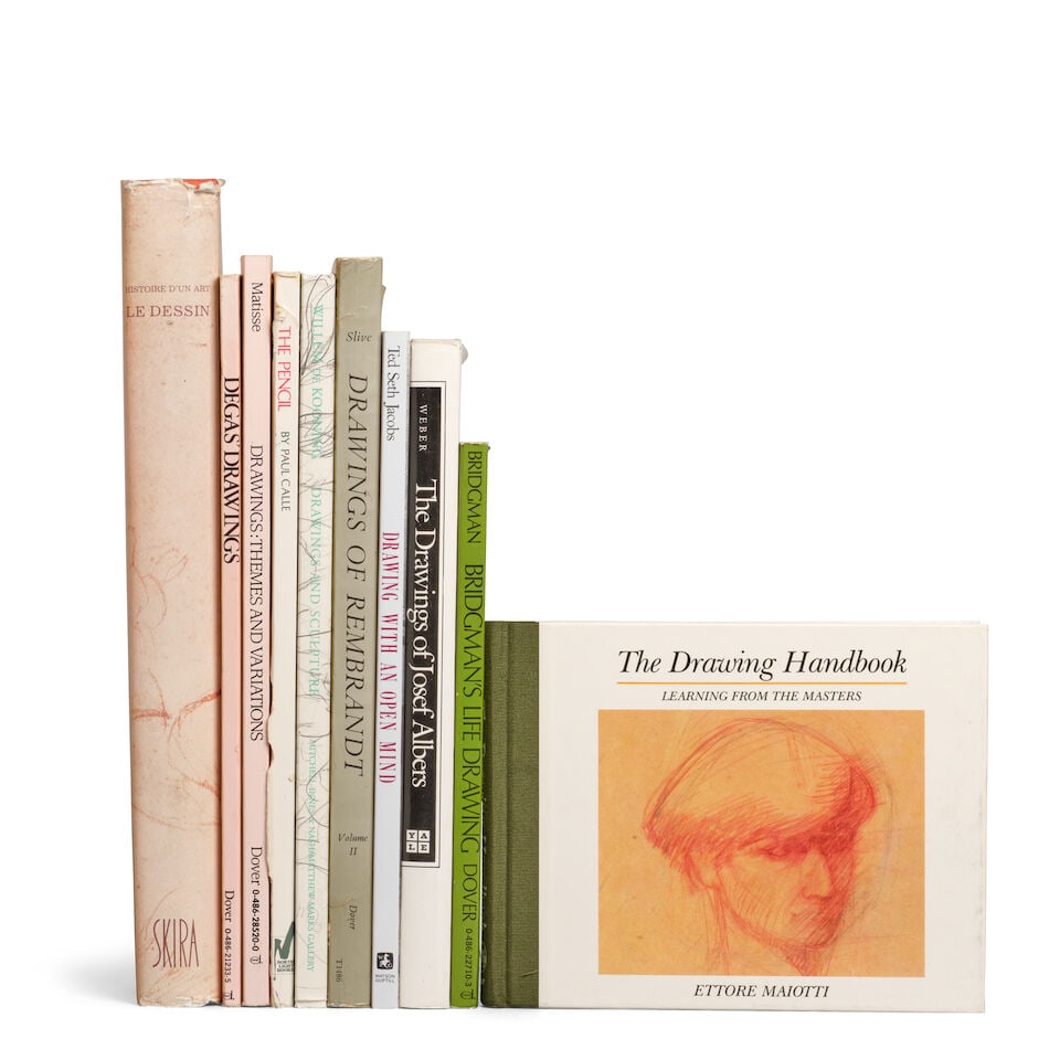 Gene Hackman: A Group of Books on Drawing From His Personal Library: Gene Hackman: A Group of Books on Drawing From His Personal Library Including: 1. Degas' Drawings. New York: Dover Publications, Inc., 1973. 2. Henri Matisse: Drawings Themes and Variations. New York: