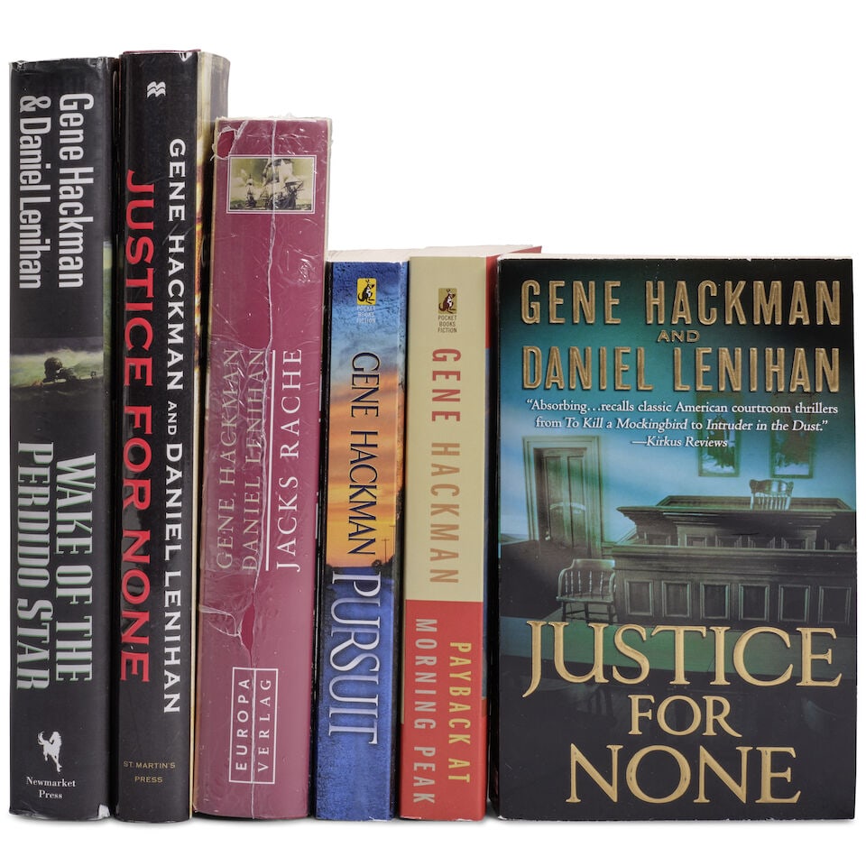Gene Hackman: A Group of Books Authored by Himself From His Personal Library: Gene Hackman: A Group of Books Authored by Himself From His Personal Library Comprising: HACKMAN, GENE AND DANIEL LENIHAN. Wake of the Perdido Star. New York: New Market Press, 1999. (3); HACKMAN,
