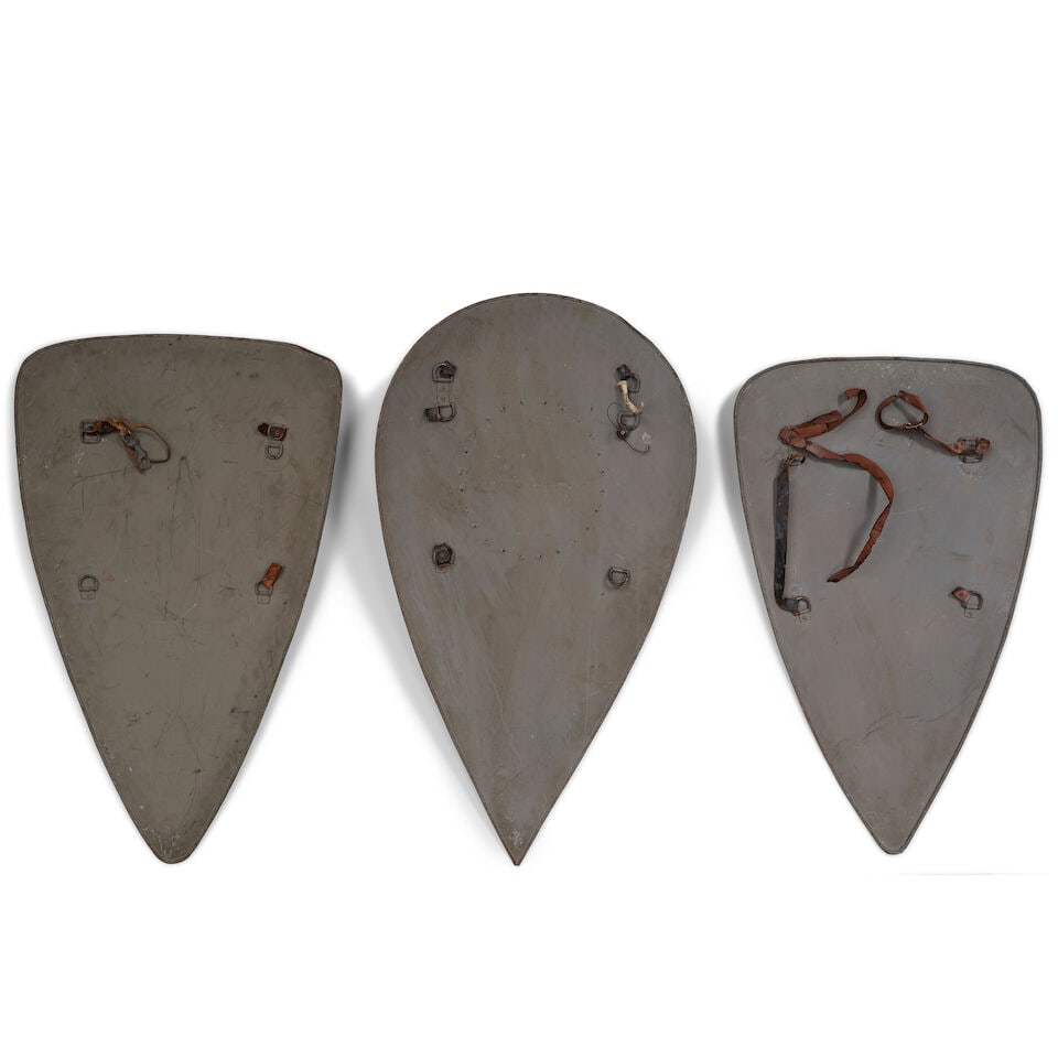 A Collection of Prop Sheilds, 20th century, from various films - 2