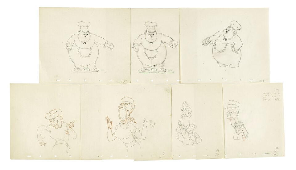 Mother Goose Goes Hollywood: A Group of Production Drawings, Walt Disney Studios, 1938 - 2