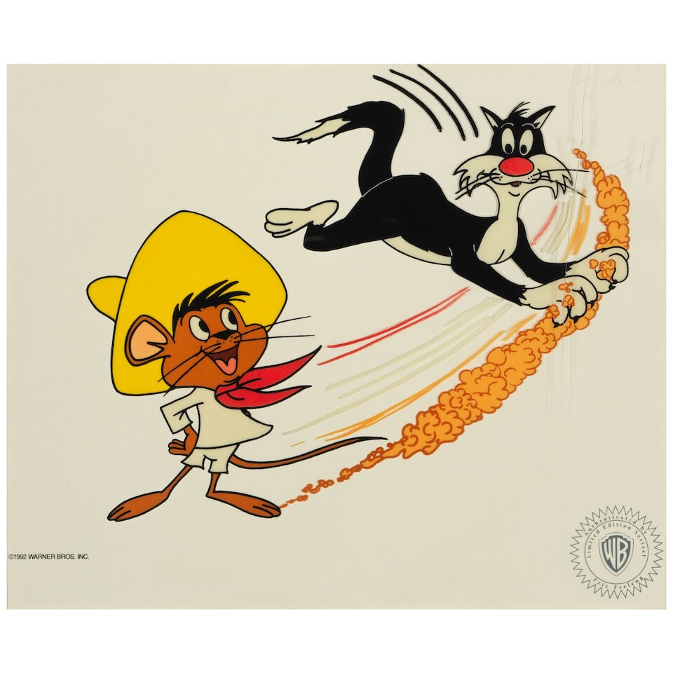 'Sylvester the Cat' Two Celluloids Warner Bros., 1992 and 1995 - 5