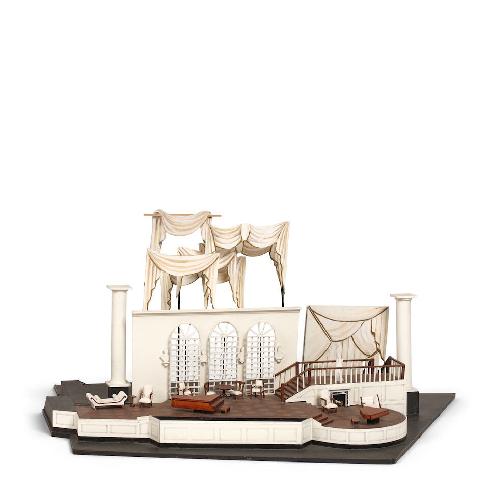 Barbra Streisand: A scale model maquette for the staging design for Streisand's MGM Grand Openin... - 3